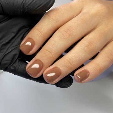 Gel Polish 154 DARK, esmalte semipermanente beige, 6 ml