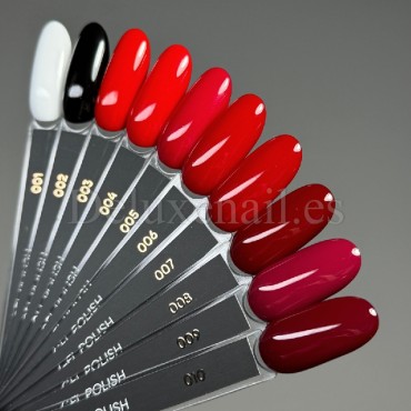 Gel Polish 005 DARK, esmalte semipermanente rojo frambuesa, 6 ml