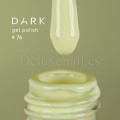 Gel Polish 076 DARK, esmalte semipermanente amarillo lima, 6 ml