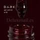 Gel Polish 112 DARK, esmalte semipermanente granate oscuro con purpurina roja, 6 ml