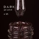 Gel Polish 125 DARK, esmalte semipermanente marrón berenjena con micro brillo, 6 ml