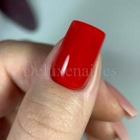 Gel Polish 136 DARK, esmalte semipermanente rojo clásico, 6 ml