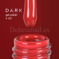 Gel Polish 137 DARK, esmalte semipermanente rojo, 6 ml