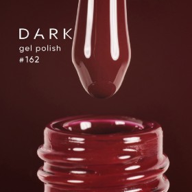 Gel Polish 162 DARK, esmalte semipermanente borgoña, 10 ml
