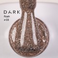 Esmalte Reflectante Flash 03 Dark, Dorado, 10 ml
