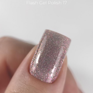 Esmalte Reflectante Flash 17 Dark, Lila, 10 ml