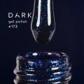 Gel Polish 173 DARK, esmalte semipermanente azul intenso con purpurina, 6 ml