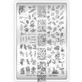 copy of Placa Stamping 02, Flores (Pequeña)