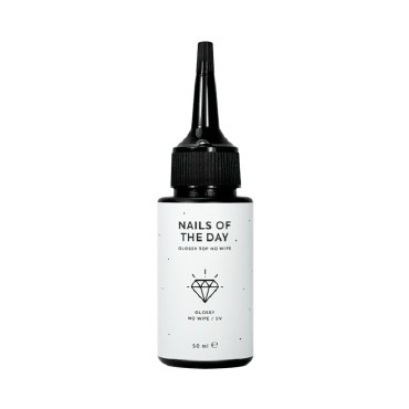 Glossy Top No Wipe NAILSOFTHEDAY, 50 ml