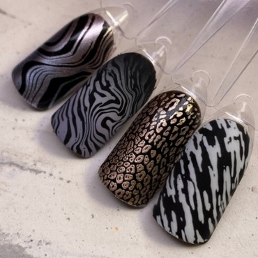 copy of Esmalte Stamping Dark 01, Negro, 8 ml.