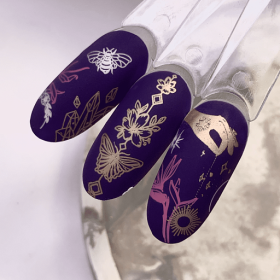 copy of Esmalte Stamping Dark 01, Negro, 8 ml.