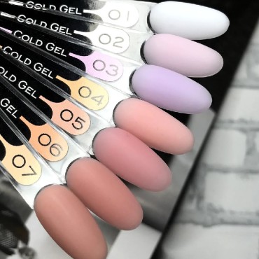 Cold Gel Base 07 DE LA RO, gel líquido nude melocotón, 12 ml
