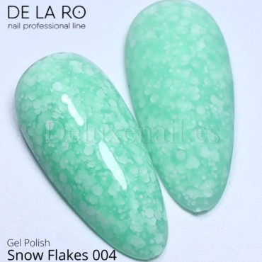 Colección de Esmaltes Permanentes Snow Flakes DE LA RO, 10 ml