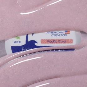 Framework Gel West Coast Pacific Coral American Creator, Gel constructor coral rosado con micro brillo, 30 ml