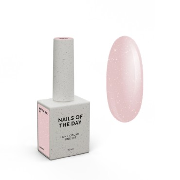 Bottle Gel Shimmer con pincel 47 NAILSOFTHEDAY, 10 ml
