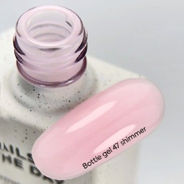 Bottle Gel Shimmer con pincel 47 NAILSOFTHEDAY, 10 ml