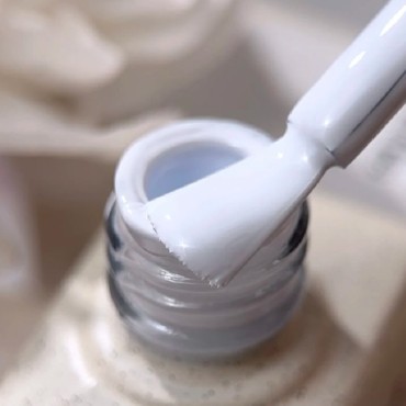 Gel Polish French White 002 NAILSOFTHEDAY, esmalte semipermanente blanco, 10 ml