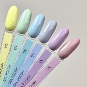 Gel Polish 178 DARK, esmalte semipermanente azul claro, 6 ml