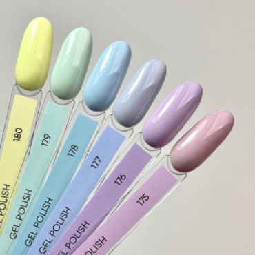 Gel Polish 178 DARK, esmalte semipermanente azul claro, 6 ml