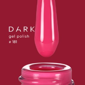 Gel Polish 181 DARK, esmalte semipermanente rosa frambuesa, 6 ml