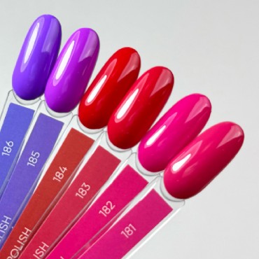 Gel Polish 182 DARK, esmalte semipermanente rosa, 6 ml
