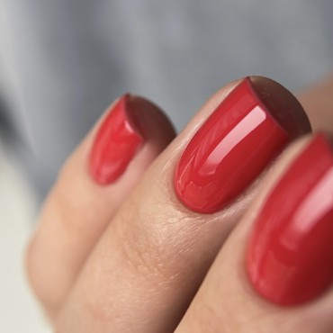 Gel Polish 184 DARK, esmalte semipermanente rojo, 6 ml
