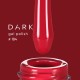 Gel Polish 184 DARK, esmalte semipermanente rojo, 6 ml