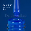 Gel Polish 027 DARK, esmalte semipermanente azul intenso, 6 ml