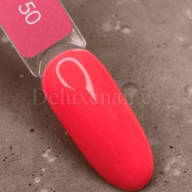 Gel Polish 050 DARK, esmalte semipermanente coral rosado neón, 6 ml