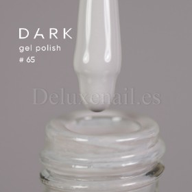 Gel Polish 065 DARK, esmalte semipermanente gris cálido claro, 6 ml