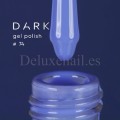 Gel Polish 074 DARK, esmalte semipermanente azul, 6 ml