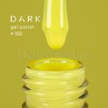 Gel Polish 102 DARK, esmalte semipermanente amarillo neón, 6 ml