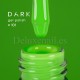 Gel Polish 101 DARK, esmalte semipermanente verde neón, 6 ml