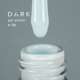 Gel Polish 116 DARK, esmalte semipermanente azul menta, 6 ml
