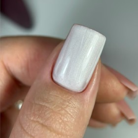 Gel Polish 143 DARK, esmalte semipermanente blanco perlado, 6 ml