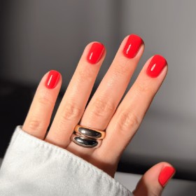 Gel Polish 152 DARK, esmalte semipermanente rojo, 6 ml