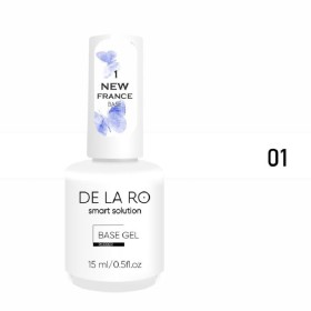 Base New France 01 DE LA RO, base camuflaje, blanco lechoso, 15 ml