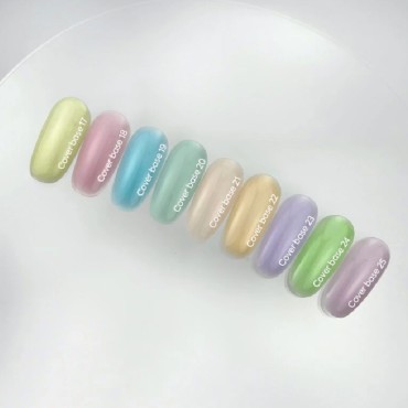 Cover Base 17 NAILSOFTHEDAY, base de color amarillo pastel, 10 ml