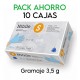 PACK AHORRO - 10 cajas de Guantes de nitrilo sin polvo Rubberex G.Touch 3,5 g, talla S, azul, 1.000 uds (0,10 €/por serv)