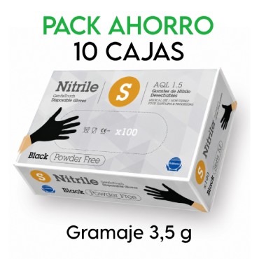 copy of Guantes de vinilo sin polvo Easy Care - Azul Transparentes , 100 unidades, talla S