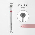 Fresa Roja Bola Dark, Ø4 mm, grano suave, ref: 11914