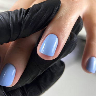 Gel Polish 072 DARK, esmalte semipermanente azul pastel, 6 ml