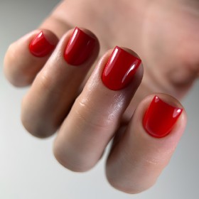 Gel Polish 086 DARK, esmalte semipermanente rojo, 6 ml