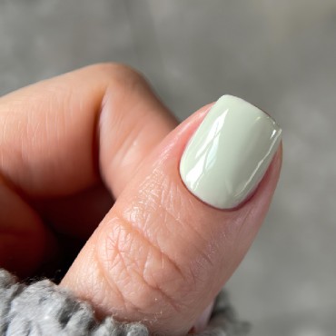 Gel Polish 095 DARK, esmalte semipermanente gris verdoso claro, 10 ml