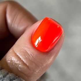 Gel Polish 105 DARK, esmalte semipermanente coral neón, 6 ml