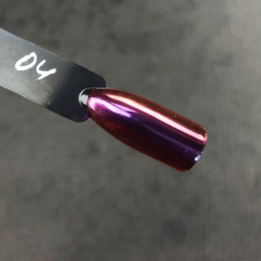 copy of Mirror Chrome Powder NAILS WORLD-168 camaleón azul/rosa/morado