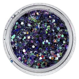 Purpurina Mix 14, Verde oscuro Multicolor