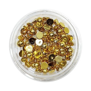 Perlas 18, Dorado, 3 mm.