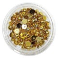Perlas 18, Dorado, 3 mm.