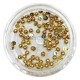 Perlas 16, Dorado, 2 mm.